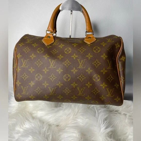 Rare Louis Vuitton Vintage (70s) Speedy Satchel By The French Company - Picture 7 of 17